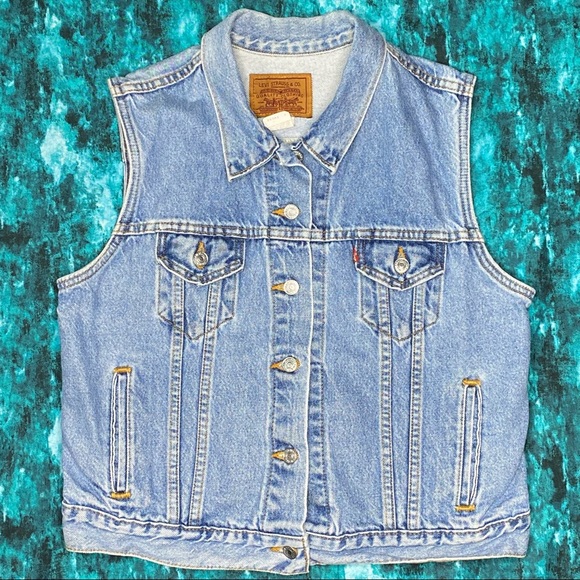 Vintage Levi’s Denim Vest Women’s Large Blue Jean